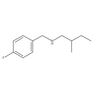 [(4-Fluorophenyl)methyl](2-methylbutyl)amine Structure