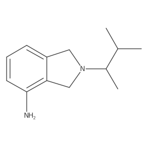 2-(3-methylbutan-2-yl)-2,3-dihydro-1H-isoindol-4-amine结构式