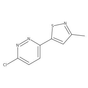 3-Chloro-6-(3-methylisothiazol-5-yl)pyridazine Structure