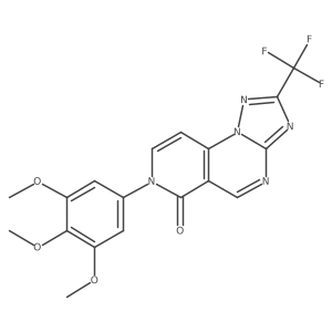 2-(trifluoromethyl)-7-(3,4,5-trimethoxyphenyl)pyrido[3,4-e][1,2,4]triazolo[1,5-a]pyrimidin-6(7H)-one Structure