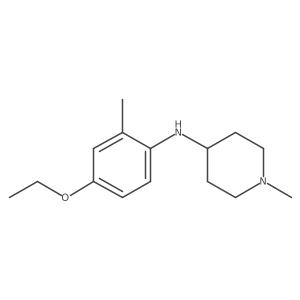 N-(4-Ethoxy-2-methylphenyl)-1-methyl-4-piperidinamine Structure
