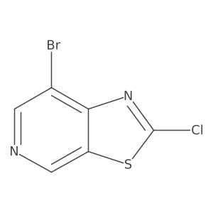 7-Bromo-2-chloro-[1,3]thiazolo[5,4-c]pyridine Structure