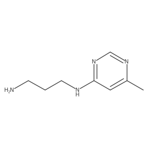 N1-(6-methylpyrimidin-4-yl)propane-1,3-diamine结构式