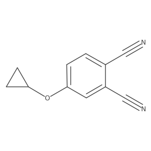 4-Cyclopropoxyphthalonitrile Structure