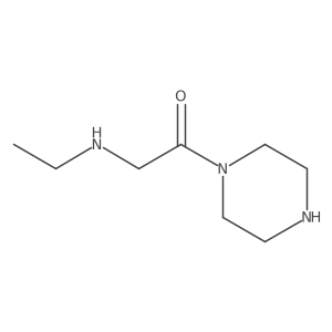 2-(Ethylamino)-1-piperazin-1-ylethanone Structure