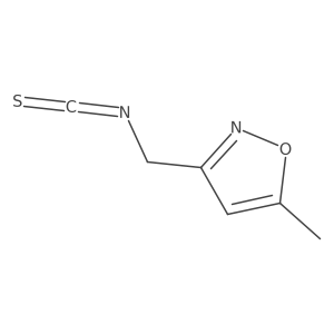 3-(Isothiocyanatomethyl)-5-methyl-1,2-oxazole Structure