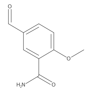 3-Carbamoyl-4-methoxy-benzaldehyde Structure
