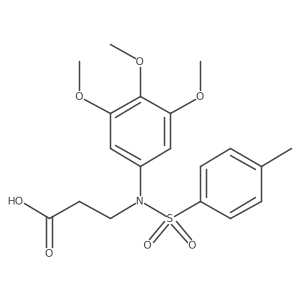 N-[(4-Methylphenyl)sulfonyl]-N-(3,4,5-trimethoxyphenyl)-I(2)-alanine结构式