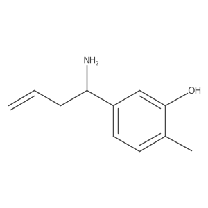 5-(1-Aminobut-3-EN-1-YL)-2-methylphenol Structure