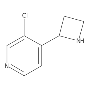 4-(Azetidin-2-yl)-3-chloropyridine Structure