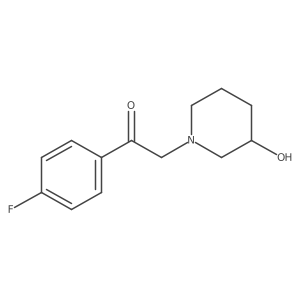 1-(4-Fluorophenyl)-2-(3-hydroxypiperidin-1-yl)ethan-1-one Structure