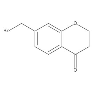 7-(Bromomethyl)chroman-4-one结构式