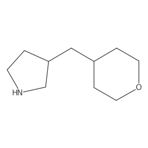 3-((Tetrahydro-2h-pyran-4-yl)methyl)pyrrolidine Structure
