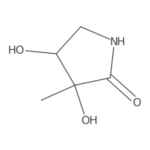 2-Pyrrolidinone, 3,4-dihydroxy-3-methyl-, (3R,4R)-rel-结构式