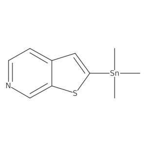 2-(Trimethylstannyl)thieno[2,3-c]pyridine Structure