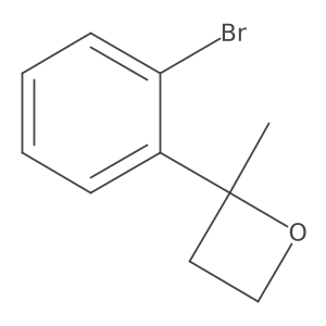 2-(2-Bromophenyl)-2-methyloxetane结构式