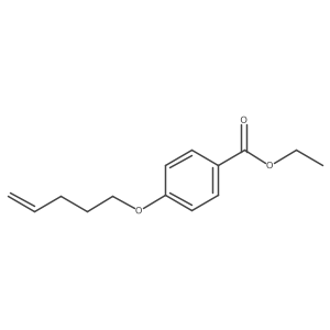 Ethyl 4-(4-penten-1-yloxy)benzoate结构式