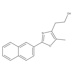 5-Methyl-2-(2-naphthalenyl)-4-oxazoleethanol结构式