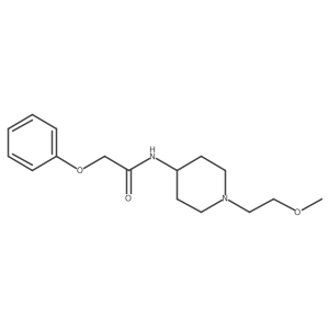 N-[1-(2-Methoxyethyl)piperidin-4-YL]-2-phenoxyacetamide结构式