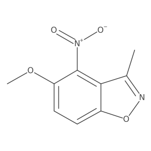 5-Methoxy-3-methyl-4-nitrobenzo[d]isoxazole Structure