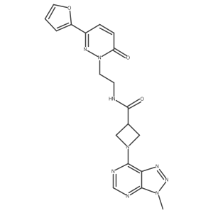 N-(2-(3-(furan-2-yl)-6-oxopyridazin-1(6H)-yl)ethyl)-1-(3-methyl-3H-[1,2,3]triazolo[4,5-d]pyrimidin-7-yl)azetidine-3-carboxamide Structure