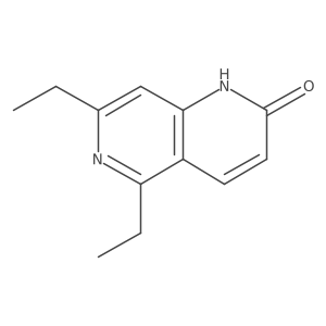 5,7-diethyl-[1,6]naphthyridin-2(1H)-one结构式