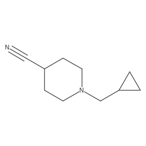 1-(Cyclopropylmethyl)piperidine-4-carbonitrile Structure
