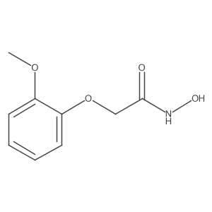N-hydroxy-2-(2-methoxyphenoxy)acetamide结构式
