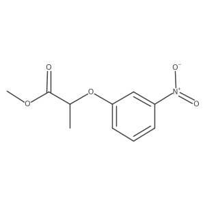 Methyl 2-(3-nitrophenoxy)propanoate结构式