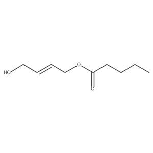 4-Hydroxy-2-buten-1-yl pentanoate结构式