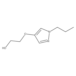 2-((1-Propyl-1H-pyrazol-4-yl)oxy)ethanol Structure