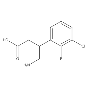 4-Amino-3-(3-chloro-2-fluorophenyl)butanoic acid结构式