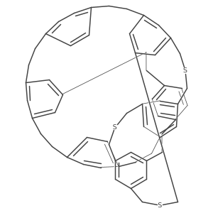 18,26,58-Trithiadecacyclo[20.20.8.314,30.26,9.235,38.245,48.13,41.112,16.120,24.128,32]trihexaconta-1(42),2,6(63),7,9(62),12(61),13,15,20(60),21,23,28(56),29,31,35,37,41(53),45(52),46,48(51),54-henicosaene结构式