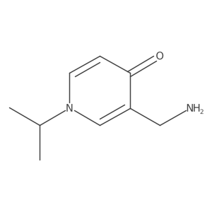 3-(Aminomethyl)-1-isopropylpyridin-4(1H)-one Structure
