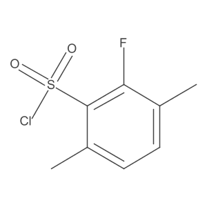 3,6-Dimethyl-2-fluorobenzenesulfonylchloride Structure
