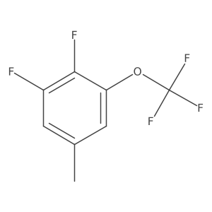 3,4-Difluoro-5-(trifluoromethoxy)toluene Structure