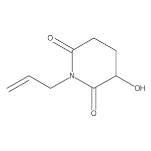 3-Hydroxy-1-prop-2-enylpiperidine-2,6-dione结构式