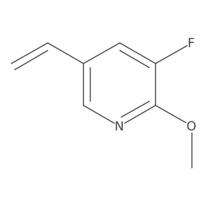 3-Fluoro-2-methoxy-5-vinylpyridine Structure