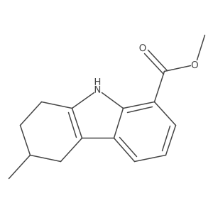 Methyl 2,3,4,9-tetrahydro-3-methyl-1H-carbazole-8-carboxylate Structure
