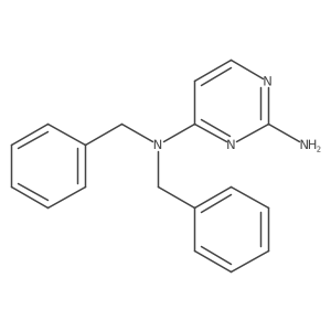N4,N4-Dibenzylpyrimidine-2,4-diamine Structure