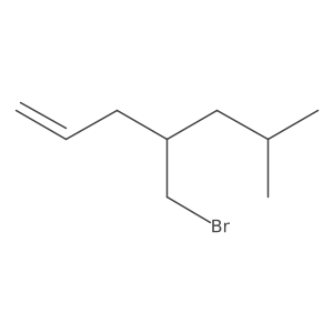4-(Bromomethyl)-6-methylhept-1-ene结构式