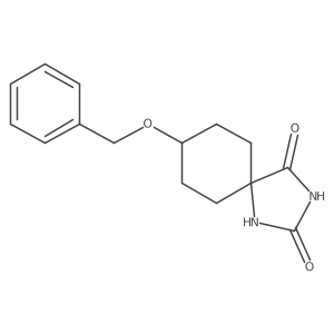 8-Phenylmethoxy-1,3-diazaspiro[4.5]decane-2,4-dione Structure