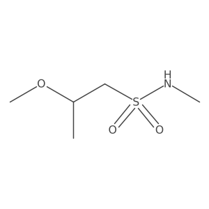 2-Methoxy-N-methylpropane-1-sulfonamide Structure