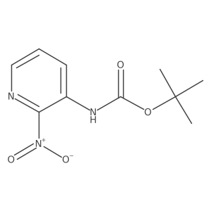 tert-Butyl (2-nitropyridin-3-yl)carbamate结构式