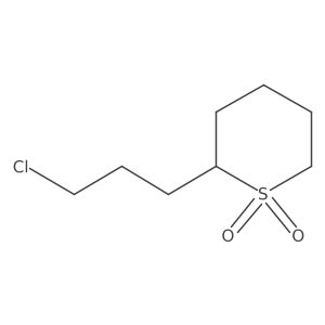 2-(3-Chloropropyl)-1lambda6-thiane-1,1-dione结构式