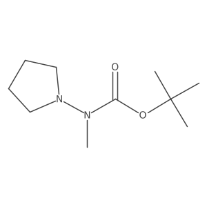 1,1-Dimethylethyl N-methyl-N-1-pyrrolidinylcarbamate Structure