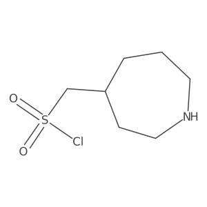 (Azepan-4-yl)methanesulfonyl chloride Structure