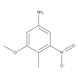 4-Iodo-3-methoxy-5-nitroaniline结构式