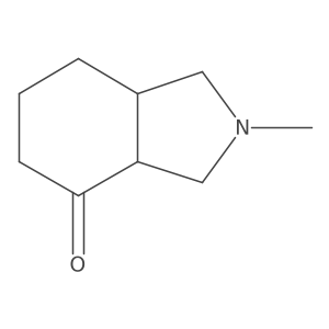 2-methyl-octahydro-1H-isoindol-4-one Structure