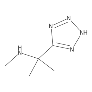 Methyl[2-(1h-1,2,3,4-tetrazol-5-yl)propan-2-yl]amine Structure